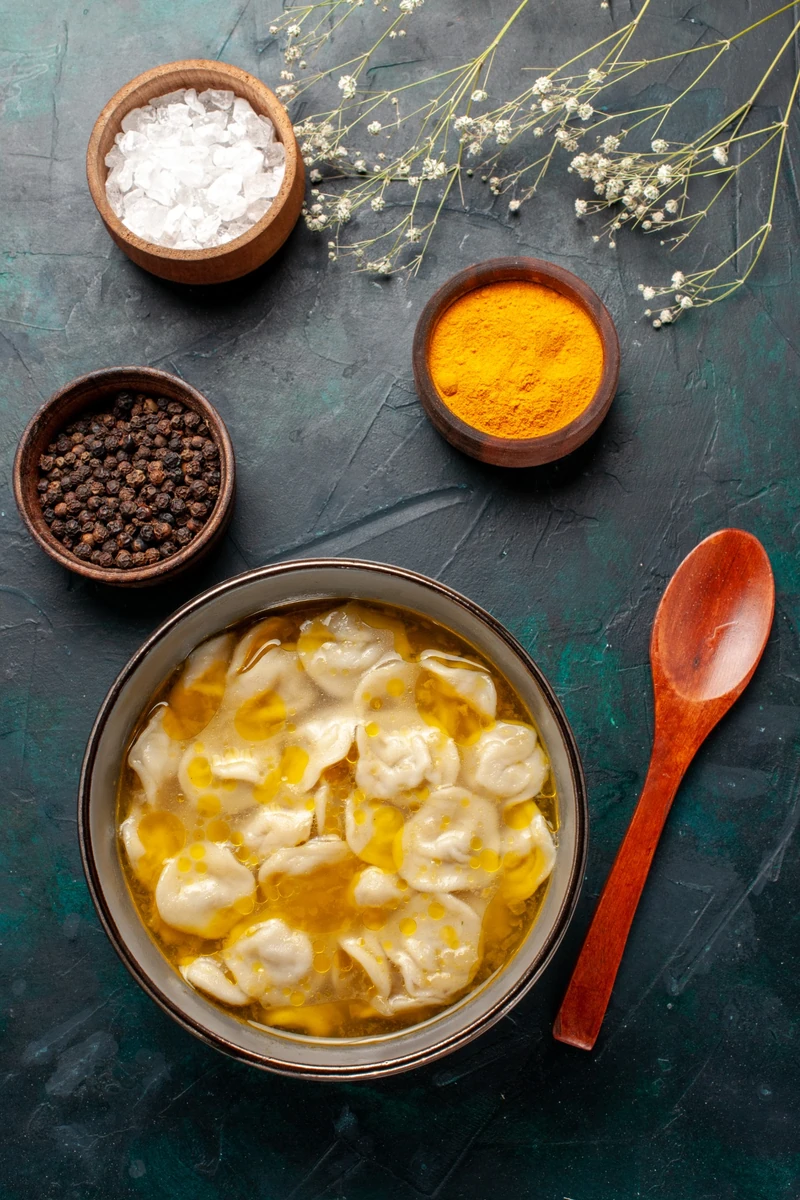 Pierogi Coconut Thai Soup recipe